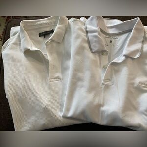 Mens bundle of 2  Classic White Polo Shirts for Men